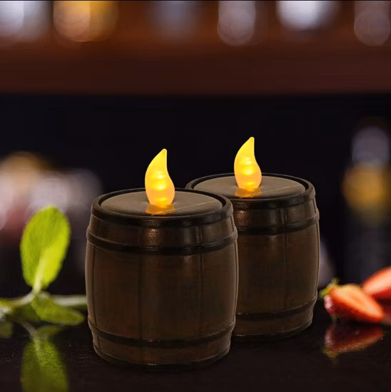 LED Solar Outdoor Waterproof and Rechargeable Candles Light