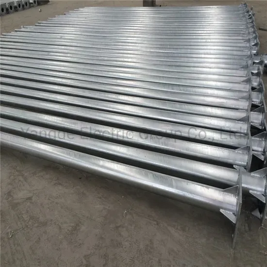 Hot DIP Galvanized Octagonal Aluminum/Stainless Steel/ 3m