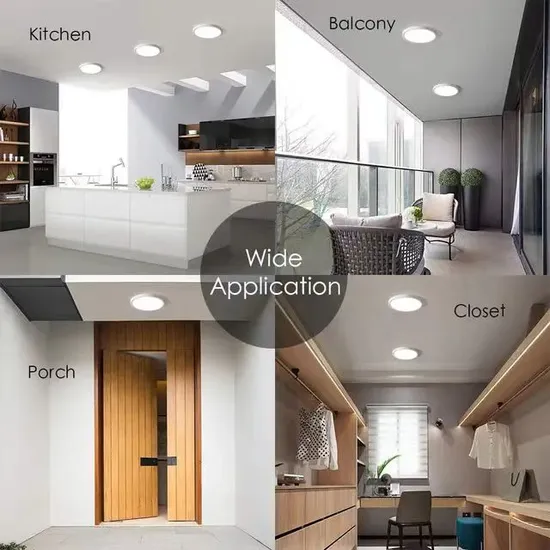 Round Square Slim LED Ceiling Panel Light with High Quality